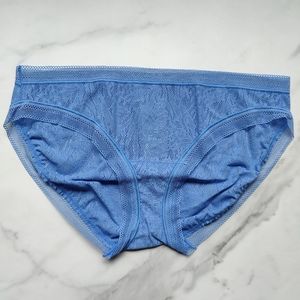 NWT SOMA STRETCH LACE HIPSTER PANTY IN DREAMS COME BLUE SIZE MEDIUM